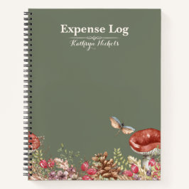 Botanisches Forest Office SpiralNotebook Notizbuch