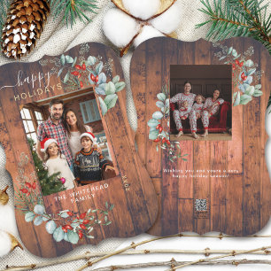 Botanisches Foto Feiertagskarte