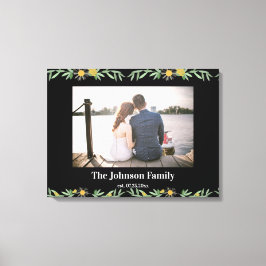 Botanisches Foto für Hochzeiten Leinwanddruck