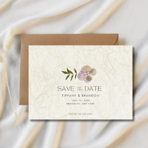 Botanisches Foto Garden Hochzeit Save the Date