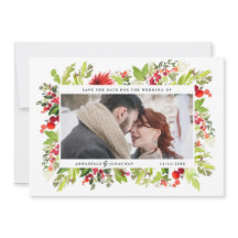 botanisches Foto mit rotem Blattwerk