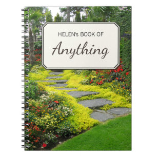 Botanisches Foto Personalisiert Notizblock