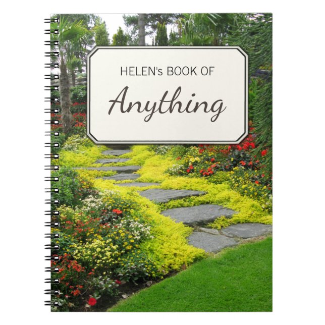 Botanisches Foto Personalisiert Notizblock (Vorderseite)