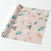 Botanisches Geschenkpapier