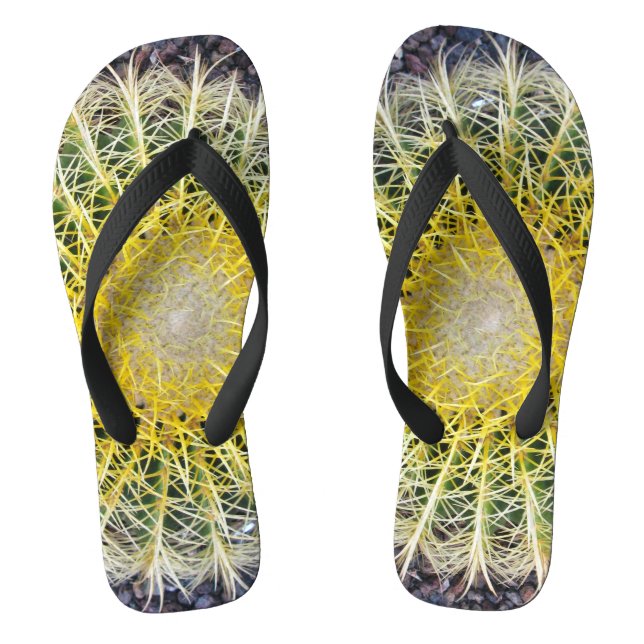 Botanisches Globe Cactus Pflanze Foto Flip Flops (Fußbett)