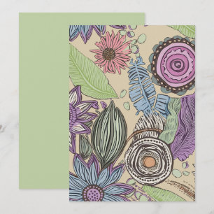 Botanisches Glück Einladung