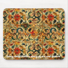 Botanisches Goldenes Zeitalter Mousepad