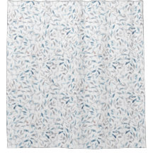 Botanisches graublaues Blätter in Aquarellfarbe