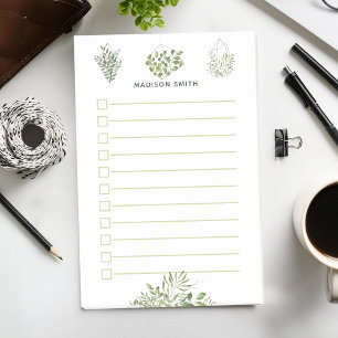 Botanisches Grünterrarium nach Maß Post-it Klebezettel