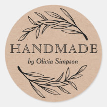 Botanisches Handmade Small Business Personalisiert