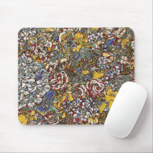 Botanisches Hartglas Mousepad