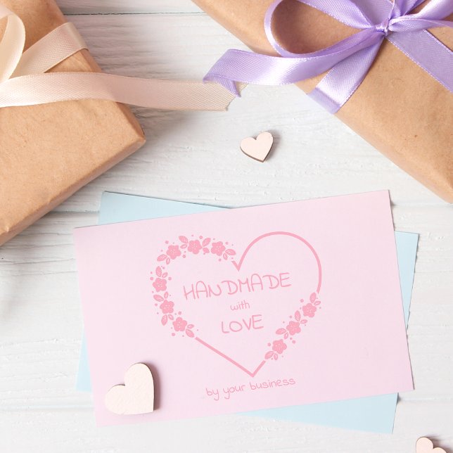 Botanisches Herz Blumendraht Handgefertigt mit Lie Gummistempel (Von Creator hochgeladen)