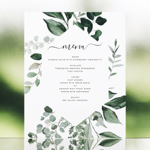 Botanisches Hochzeitmenü für Botanische Pflanzen
