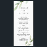 Botanisches Hochzeitsmenü in grünen Blättern Menükarte<br><div class="desc">Dieses Hochzeitsmenü mit bemalten Aquarellfarben-Blätter in verschiedenen Grüntönen. Für eine weiter gehende Anpassung dieses Designs klicken Sie bitte auf den Button "Anpassen". Matching-Elemente sind ebenfalls verfügbar.</div>