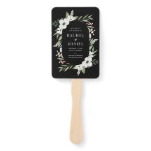 Botanisches Hochzeitsprogramm für moderne Schwarze