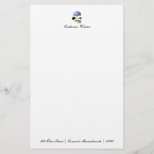 Botanisches Hydrangea-Briefpapier Briefpapier