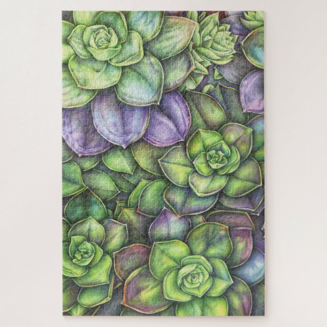 Botanisches Illustrationspuzzle Puzzle (Vertikal)
