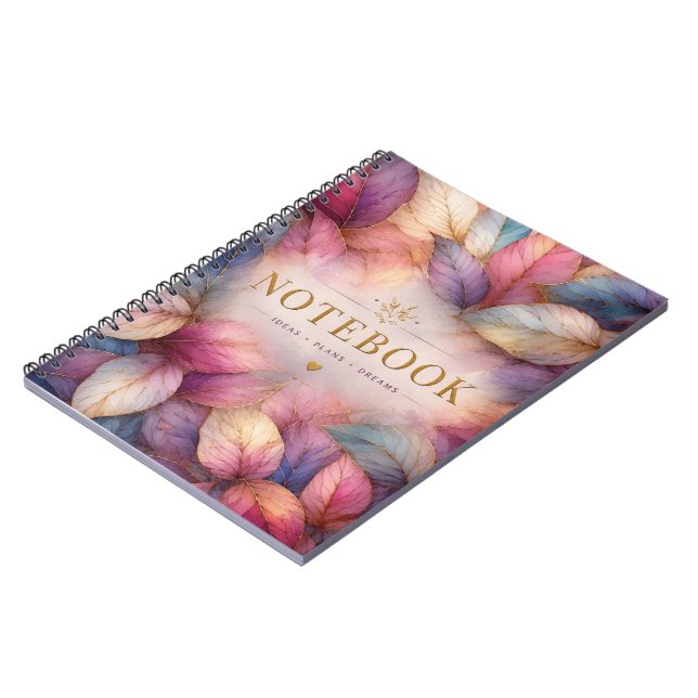 Botanisches Journal für Ideen, Pläne & Träume Notizblock (Linke Seite)