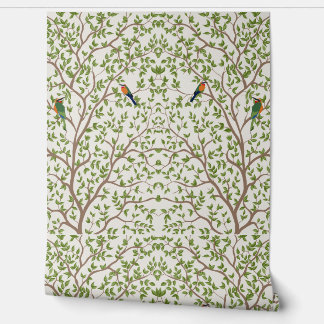 Botanisches Marmormuster Smooth Vinyl Wallpaper Tapete