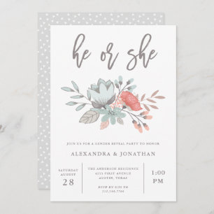 Botanisches mit Blumengeschlecht des Einladung