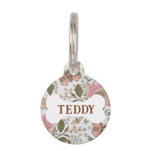 Botanisches Monogramm der modernen trendy Wildblum Haustiermarke