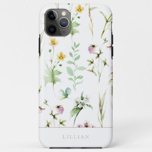 Botanisches Muster der eleganten Wildblume Case-Mate iPhone Hülle
