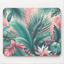 Botanisches Muster des tropischen Paradieses Mousepad