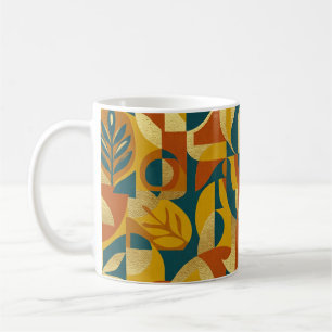 Botanisches Muster Kaffeetasse