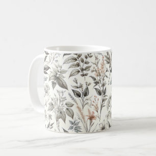 Botanisches Muster Kaffeetasse