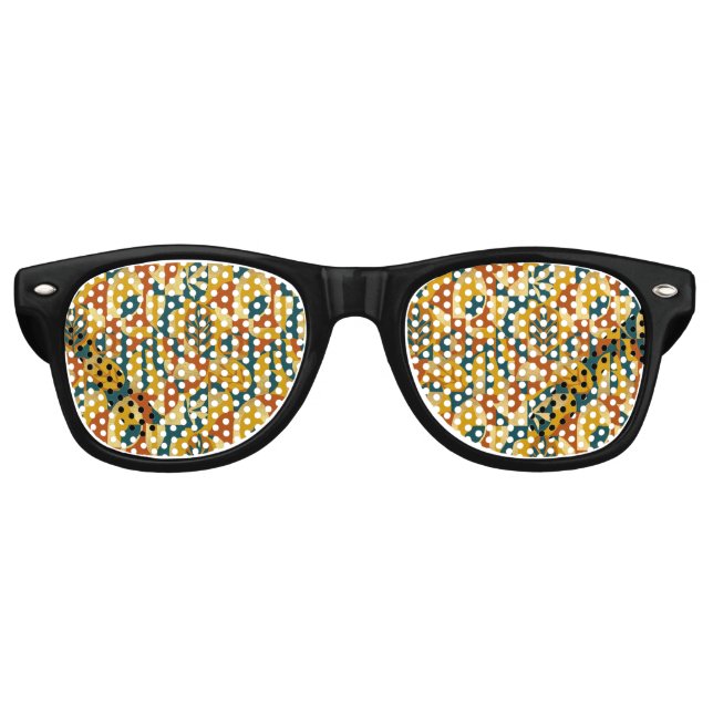Botanisches Muster Partybrille (Vorderseite)