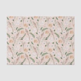 Botanisches Muster Seidenpapier
