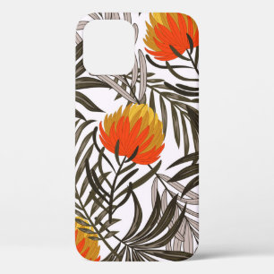 Botanisches nahtloses tropisches Muster mit heller Case-Mate iPhone Hülle