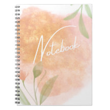 Botanisches Notebook mit Uni