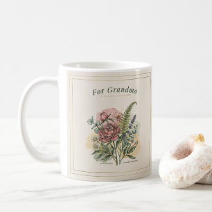 Botanisches Oma-Geschenk Kaffeetasse