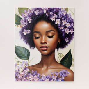 Botanisches Portrait Puzzle