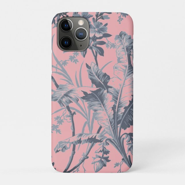 Botanisches Rosa Chinoiserie Case-Mate iPhone Case (Rückseite)