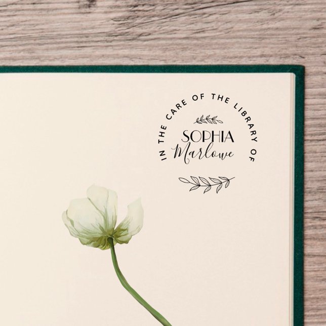 Botanisches Rundbuch Gummistempel (Von Creator hochgeladen)