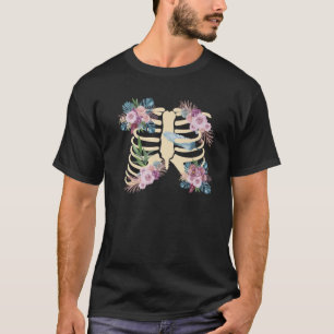 Botanisches Skelett Cottagecore Menschlicher Rib B T-Shirt