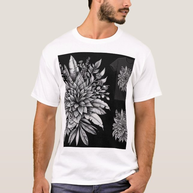 Botanisches T-Shirt zur Erhaltung (Vorderseite)