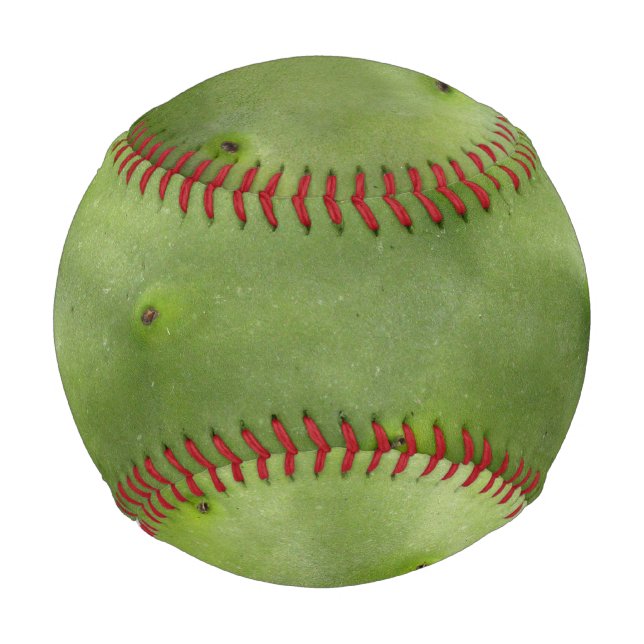 Botanisches tropisches grünes Kaktus-Foto Baseball (Rückseite)