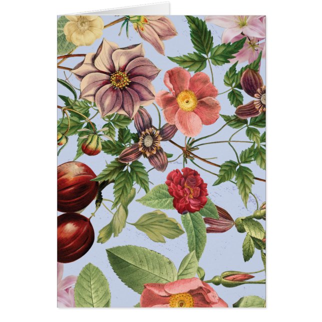 Botanisches Vintage-Design (Vorne)
