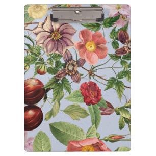 Botanisches Vintage-Design Klemmbrett