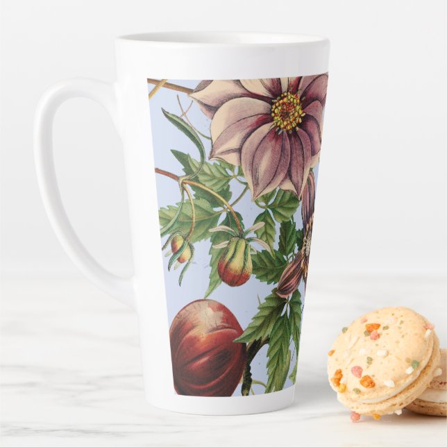 Botanisches Vintage-Design Milchtasse (Beispiel)