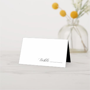 Botanisches Wappen Monogram Wedding Platzkarte