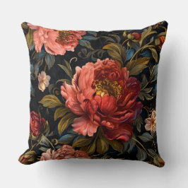 Botanisches Weihnachten aus knackiger Erde Kissen