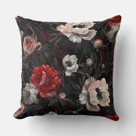 Botanisches Weihnachten aus knackiger Erde Kissen