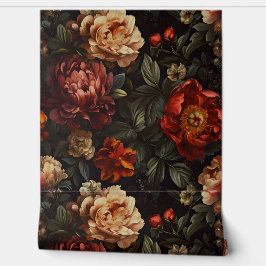 Botanisches Weihnachten aus knackiger Erde Tapete