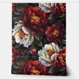 Botanisches Weihnachten aus knackiger Erde Tapete