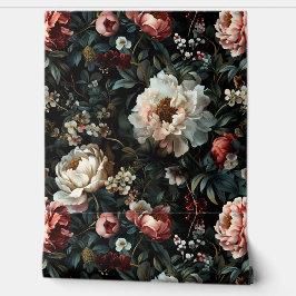 Botanisches Weihnachten aus knackiger Erde Tapete