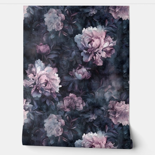 Botanisches Weihnachten aus knackiger Erde Tapete (Abrollen)